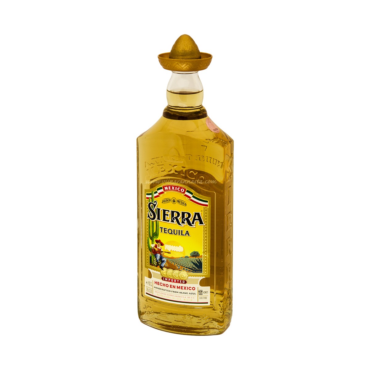 Tequila 100cl Reposado 38% Sierra
