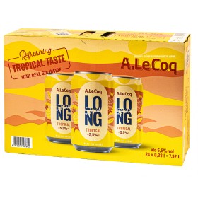 A.Le Coq Long Drink Tropical 5.5% 24x33cl TIN