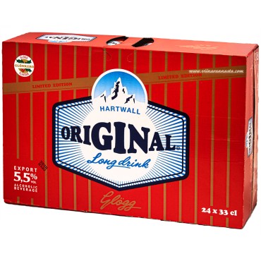 Hartwall Long Drink Glögg 5,5% 24x33cl TIN