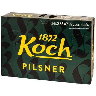 Koch Pilsner 4,4% 24x33cl TIN