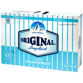 Hartwall Long Drink Light Grapefruit 4,5% 24x33cl